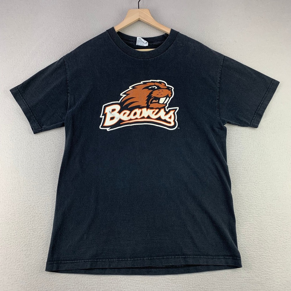 Vintage Oregon State Beavers T-Shirt Mens Large NCAA College Graphic Tee Y2K